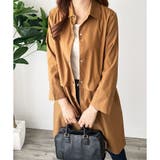 ロング丈ライトシャツアウター レディース カジュアル | Amulet | 詳細画像24 