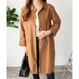 ロング丈ライトシャツアウター レディース カジュアル | Amulet | 詳細画像25 