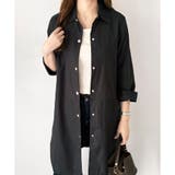ロング丈ライトシャツアウター レディース カジュアル | Amulet | 詳細画像27 