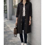 ロング丈ライトシャツアウター レディース カジュアル | Amulet | 詳細画像3 