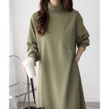 ハイネックロングワンピース レディース カジュアル | Amulet | 詳細画像14 