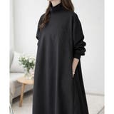 ハイネックロングワンピース レディース カジュアル | Amulet | 詳細画像16 