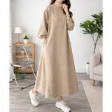 ハイネックロングワンピース レディース カジュアル | Amulet | 詳細画像6 