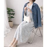 小花柄シャーリングロングワンピース レディース カジュアル | Amulet | 詳細画像19