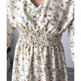 小花柄シャーリングロングワンピース レディース カジュアル | Amulet | 詳細画像26