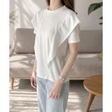 ラッフルフリルスリーブTシャツ レディース 半袖 | Amulet | 詳細画像13