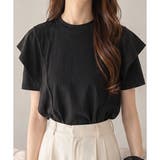 ラッフルフリルスリーブTシャツ レディース 半袖 | Amulet | 詳細画像18