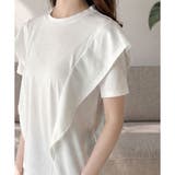 ラッフルフリルスリーブTシャツ レディース 半袖 | Amulet | 詳細画像20