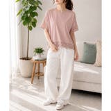 レーススリーブリラックスTシャツ レディース カジュアル | Amulet | 詳細画像13 