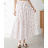 小花柄シアーロングスカート レディース カジュアル | Amulet | 詳細画像16
