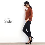 ボトルネックリブニットプルオーバー 秋 冬 きれいめ 長袖 レディース | Amulet | 詳細画像12 