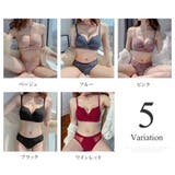 フロントツイストブラジャー＆ショーツセット ノンワイヤー ホールド ナチュラル | Amulet | 詳細画像5 