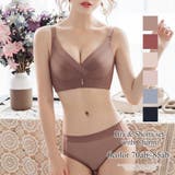 チャーム付きブラジャー&ショーツセット レディース ランジェリー | Amulet | 詳細画像1