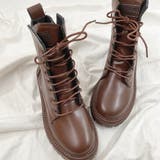 靴 サイドジッパーブリティッシュショートブーツ | marcydorn | 詳細画像9 