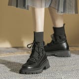 靴 厚底ロールアップリボンブーツ | marcydorn | 詳細画像1