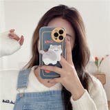 スマホケース もち猫バンカーリング iPhoneケース | marcydorn | 詳細画像2 