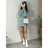 ニットビジューセットアップ セーター カーディガン スカート | marcydorn | 詳細画像3 