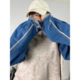 デニム切り替えニット セーター ダメージ加工 トップス | marcydorn | 詳細画像22