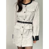 グレー | ツイードライクワンピース ジャケット | marcydorn