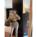 ブラウンベージュ | シンプルミニワンピース | marcydorn