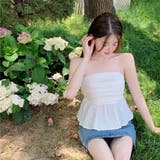 ホワイト | ペプラムトップス | marcydorn