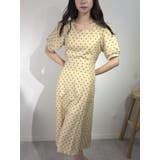 イエロー | バックリボンドットワンピース | marcydorn