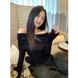 シンプルオフショルタイトトップス | marcydorn | 詳細画像33
