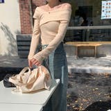 オフショルクロスリブニット | marcydorn | 詳細画像7