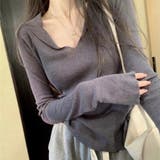 グレー | ポロカラーセーター | marcydorn