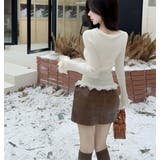 レースフリルホワイトトップス | marcydorn | 詳細画像11 