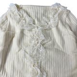 レースフリルホワイトトップス | marcydorn | 詳細画像15 