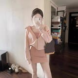 パーカー付きピンクワンピース セットアップ | marcydorn | 詳細画像1