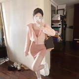 パーカー付きピンクワンピース セットアップ | marcydorn | 詳細画像3
