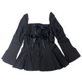 ブラック | ダブルリボンブラウス | marcydorn