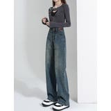 ハイウエストワイドジーンズ | marcydorn | 詳細画像2