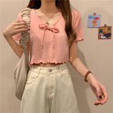 ピンク | メロー半袖トップス | marcydorn