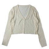ベージュ | シースルーショート丈カーディガン | marcydorn