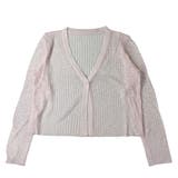 ピンク | シースルーショート丈カーディガン | marcydorn