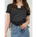 Vネックサイドギャザートップス | marcydorn | 詳細画像22
