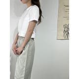 クロップド丈アシンメトリーTシャツ | marcydorn | 詳細画像30 