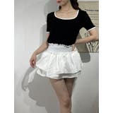 スクエアネック×配色パイピングTシャツ | marcydorn | 詳細画像21