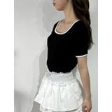 スクエアネック×配色パイピングTシャツ | marcydorn | 詳細画像28