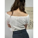 チュールフリルオフショルトップス レディース | marcydorn | 詳細画像45 