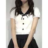 セーラーカラー風リブトップス レディース | marcydorn | 詳細画像43