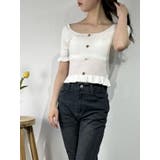 ペプラムデザイン リブトップス レディース | marcydorn | 詳細画像32