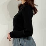 スリムジップアップ ニットカーディガン ショートトップス | marcydorn | 詳細画像21