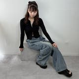 スリムジップアップ ニットカーディガン ショートトップス | marcydorn | 詳細画像29