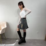 ミルクレースフラワーパターンシアートップス ブラウス カットソー | marcydorn | 詳細画像14 