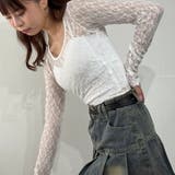 ミルクレースフラワーパターンシアートップス ブラウス カットソー | marcydorn | 詳細画像19 