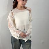 ダメージルック×ルーズフィットセーター ニット | marcydorn | 詳細画像17